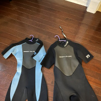 Two wet suits 