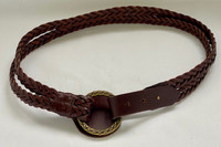 New Ralph Lauren wide Double Herringbone Belt, Brown
