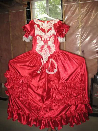 Beautiful RED, “Princess like” custom made Wedding dress, View more