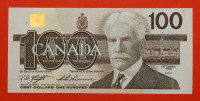 1988 $100 Dollar bills Bank of Canada UNC / billet banque