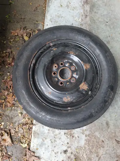 17" spare for Chrysler, originally from a 2008 town & country minivan. Still good, holds air, no lea...