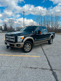 2011 F350 diesel King Ranch with snow plow and tailgate spreader