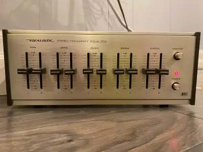 Vintage Realistic Stereo Equalizer, View more
