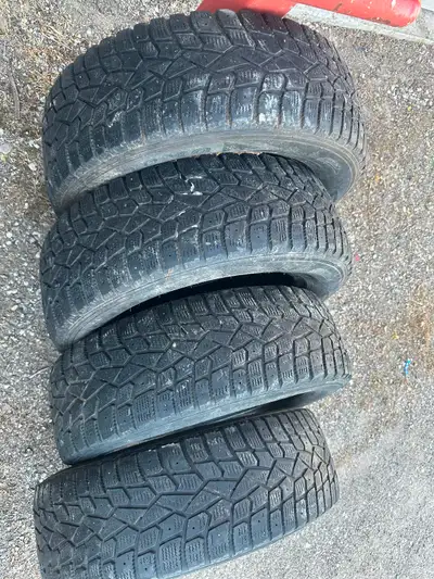 4 used winter sumitomo ice edges dot’s are two 2018’s and two 2019’s still good for a one more winte...
