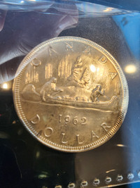 1962 canada silver dollar