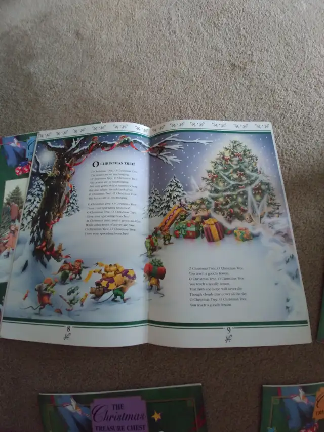 Christmas Treasure Chest of Large Books, 5 Books in Case, 11x17 in Children & Young Adult in Hamilton - Image 3