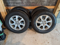 Audi Rims with Winter Tires