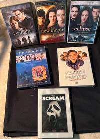 Movie Series and TV series DVDs (see individual prices)