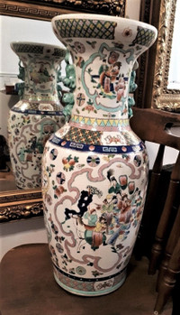 antique  grand vase asiatique fin 1800