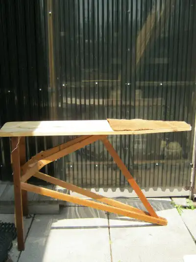 Vintage/Antique wood Ironing board table great condition Antique folding wood Ironing board, still n...