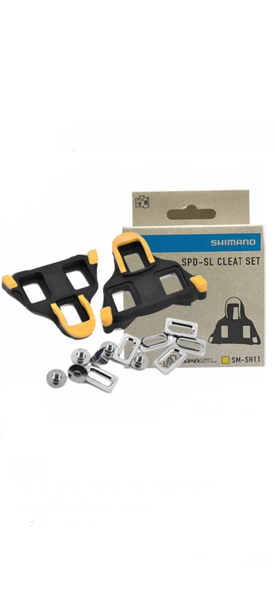 New Shimano SM-SH11 SPD SL Road Bike Pedal Cleats Yellow Bicycle, View more
