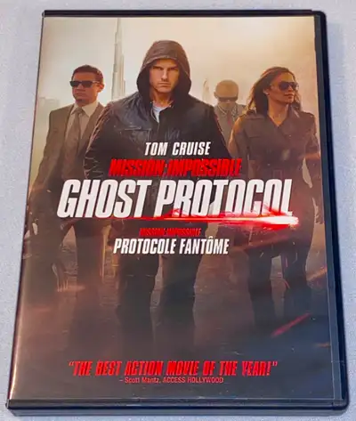 DVD MISSION IMPOSSIBLE GHOST PROTOCOL
