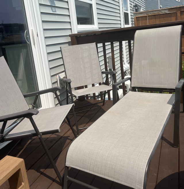 Patio Set - Chaise and Two Chairs (Matching) in Patio & Garden Furniture in City of Halifax - Image 4