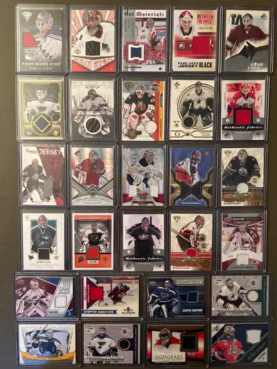 NHL GOALIE JERSEY CARDS , View more