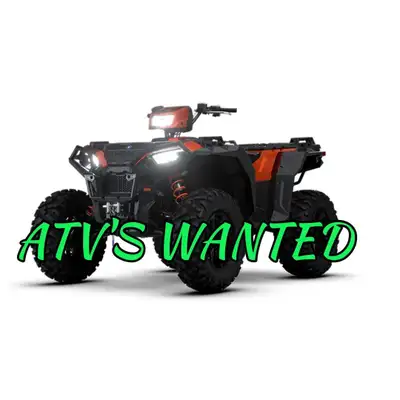 Fair Trade In Value Paid for Name Brand 4x4 ATV'S Does it have a problem or two? No problem! Free ap...