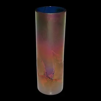 Unusual Robert Held Brutalist Abstract Modern Art Glass Vase NM, View more