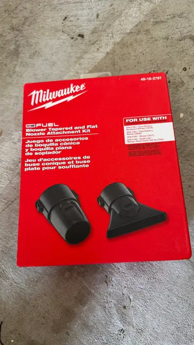 Milwaukee Dual-Nozzle Blower Attachment Kit – New, View more