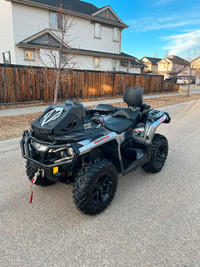 2017 Can am Outlander 650 XT Max LOW KMS  FINANCING AVAILABLE