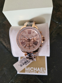 Michael Kors Women's MK6159 Rose Gold Chronograph Watch