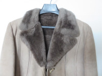LADY'S SHEEPSKIN SUEDE COAT AND BOOTS
