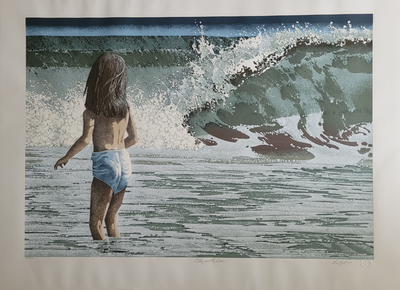 Ron Bolt, Kelly and the Wave,colour serigraph,ltd ed,SIGNED, View more