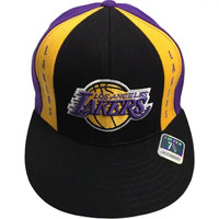 Throwback Reebok Los Angeles Lakers Fitted Hat - 7 3/8 *NEW*