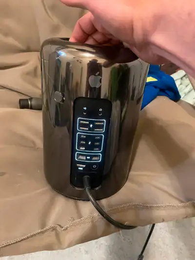 Apple Mac Pro desktop, it is brand new, it has a 1 TV hard drive and 128 GB of RAM