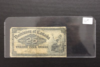 Canada 1900  25 Cents Banknote