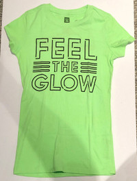 Never worn WWE Naomi "Feel the Glow" women's size small shirt