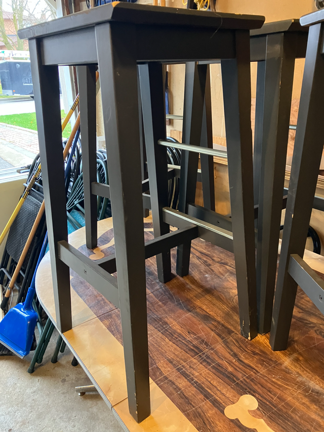 Wooden Bar Stools (ONLY 2 LEFT) in Chairs & Recliners in Markham / York Region - Image 7
