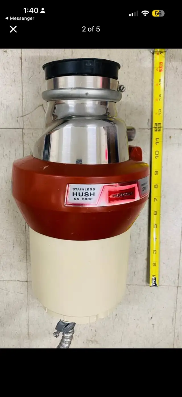Waste King Stainless Hush SS 5000 Garbage Disposal