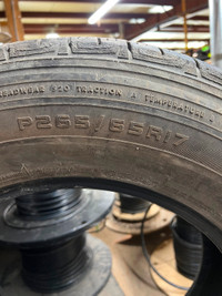 Firestone Summer tires P265/65R17