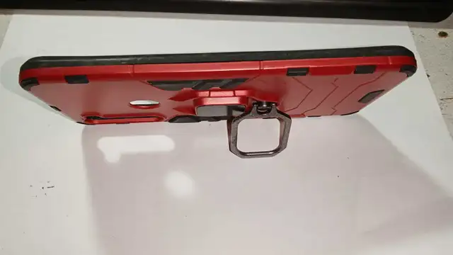 Xiaomi Redmi Note 8 red phone case with kick stand in Cell Phone Accessories in City of Toronto - Image 3