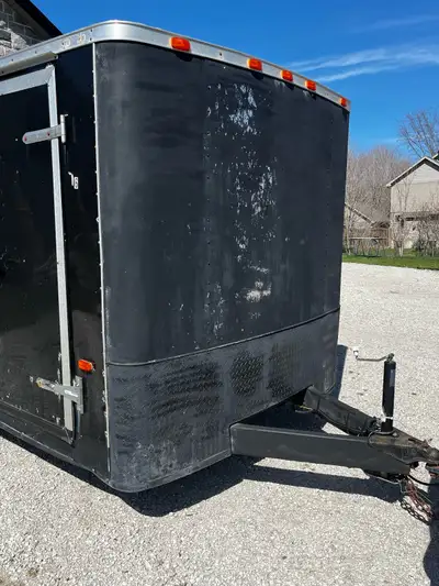 Cargo area is 14ft long x 6ft wide x 7 ft high. Two brand new wheels & tires. New wiring harness and...