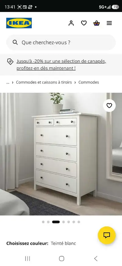 commode HEMNES ikea, View more