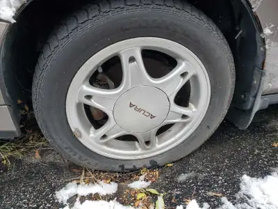 Acura steel rims.