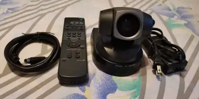 SONY EVID100 PAN/TILT/ZOOM COLOR VIDEO CONFERENCE CAMERA, View more