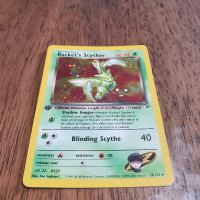 Rocket's Scyther-1st edition-Holo