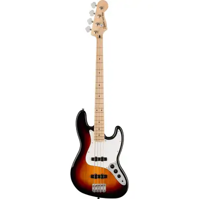 Squire Affinity Series Jazz Bass, Maple Fingerboard - 3-Colour Sunburst. Near mint condition/barely...