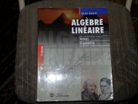 Algèbre linéaire Vecteurs et Géométrie