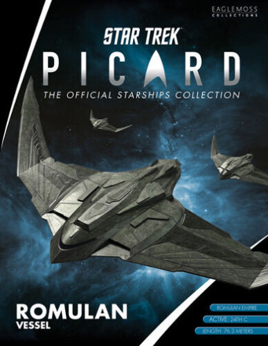 Eaglemoss Star Trek Picard Romulan Vessel Ship Collection in Arts & Collectibles in Hamilton - Image 2