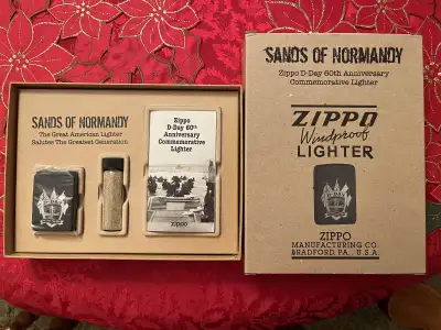 Sands of Normandy Zippo D-Day 60th Anniversary never used . Local cash only no shipping.
