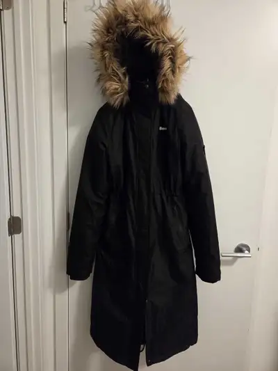 Bench Black Winter Coat with Fur Hood, View more