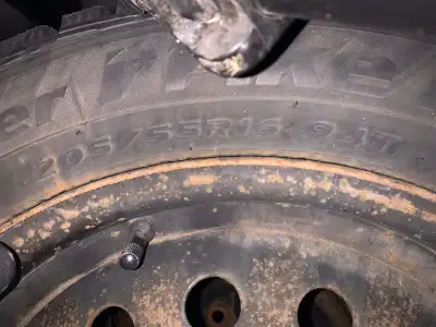 Set of 4 rims and tires. Came off my 2009 Toyota Matrix which I no longer have. Unsure what else the...