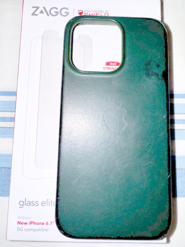 Leather case for iPhone 13 Pro in Cell Phones in Victoria
