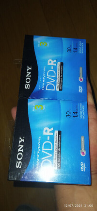 SONY DVD-R DISC'S AND MINI DV TAPES