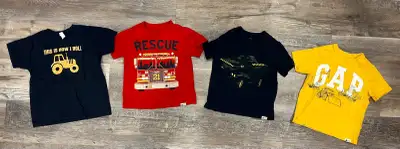 Summer graphic tees truck themed size 4, View more