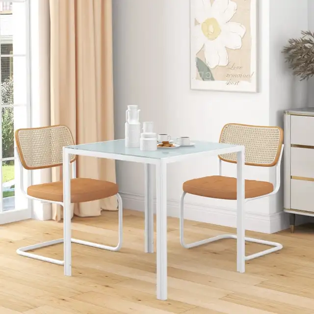 Square Kitchen Table for 2-4 People, Dining Table with Glass Top in Dining Tables & Sets in Markham / York Region - Image 10