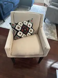 Cream Arm Chair