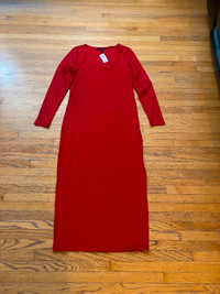 XS Banana Republic red dress new with tags